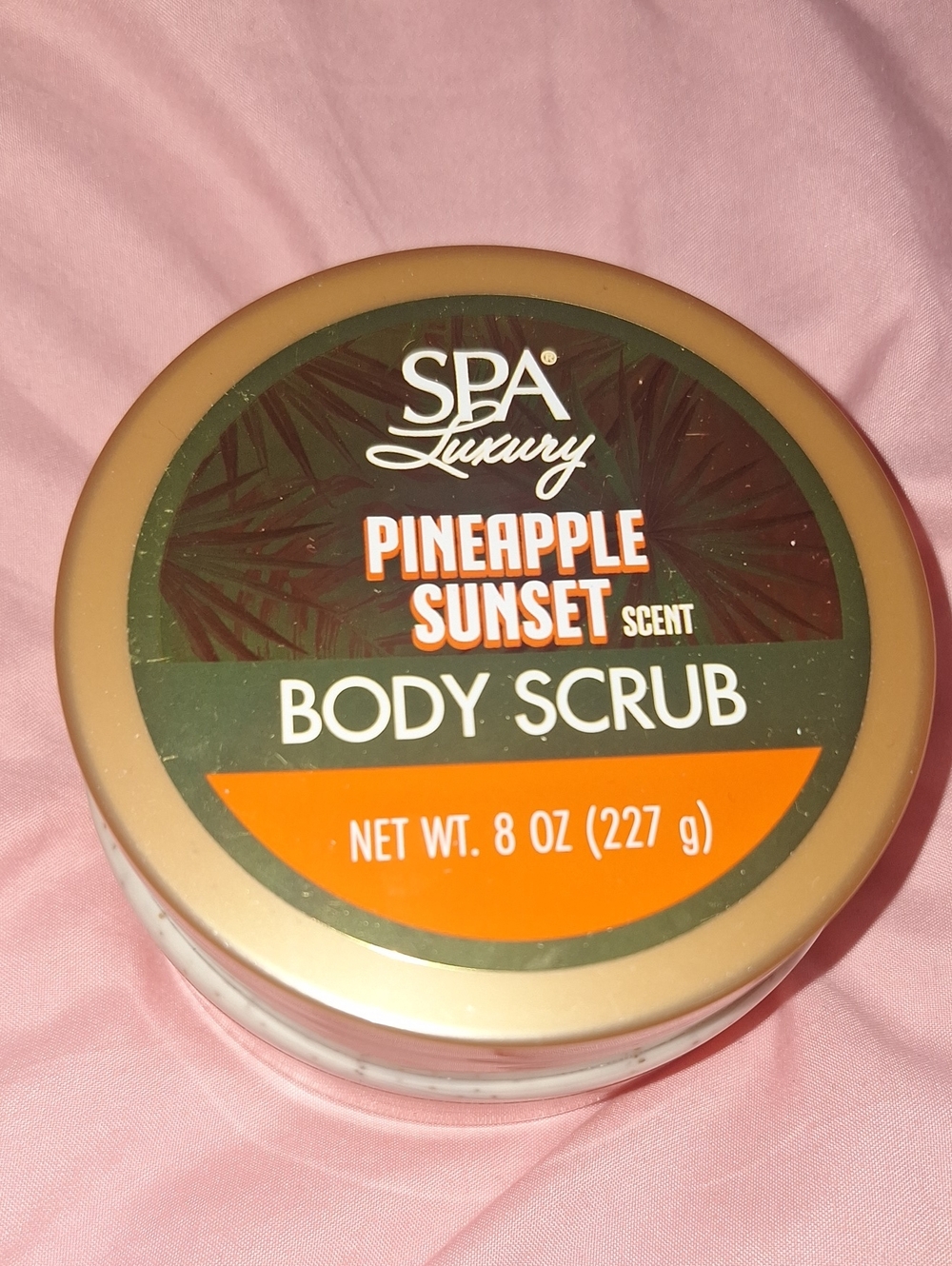 Pineapple Sunset Body Scrub - Pink Jar